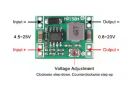 Konstantspannungsquelle für Zugbeleuchtungen
