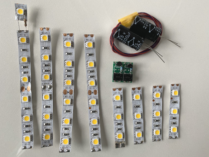 Beleuchtungssatz Doppelstockzug DB13 für BTTB/Prefo | 4-teilig | analog | digital