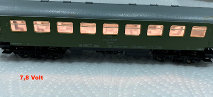 Beleuchtungssatz Doppelstockzug DB13 für BTTB/Prefo | 4-teilig | analog | digital