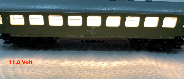 Beleuchtungssatz Doppelstockzug DB13 für BTTB/Prefo | 4-teilig | analog | digital