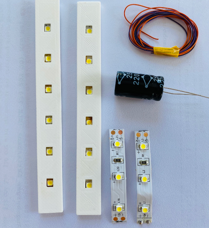 Beleuchtungssatz Doppelstockzug DB13 für BTTB/Prefo | 2-teilig | analog | digital